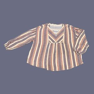 Long Sleeve Blouse/ Tunic 3X Loralette